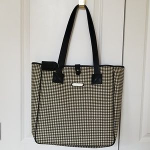 Ralph Lauren Houndstooth Tote Bag